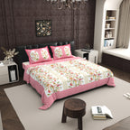 100% PREMIUM COTTON TRADITIONAL HAND MADE BEDSHEET MULTICOLOR ( SIZE 108 X 108 )