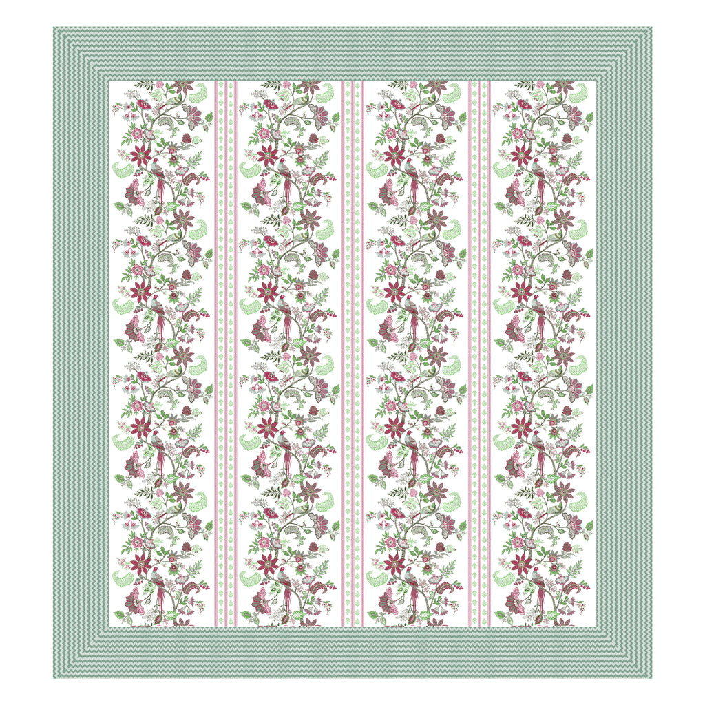 100% PREMIUM COTTON TRADITIONAL HAND MADE BEDSHEET MULTICOLOR ( SIZE 108 X 108 )