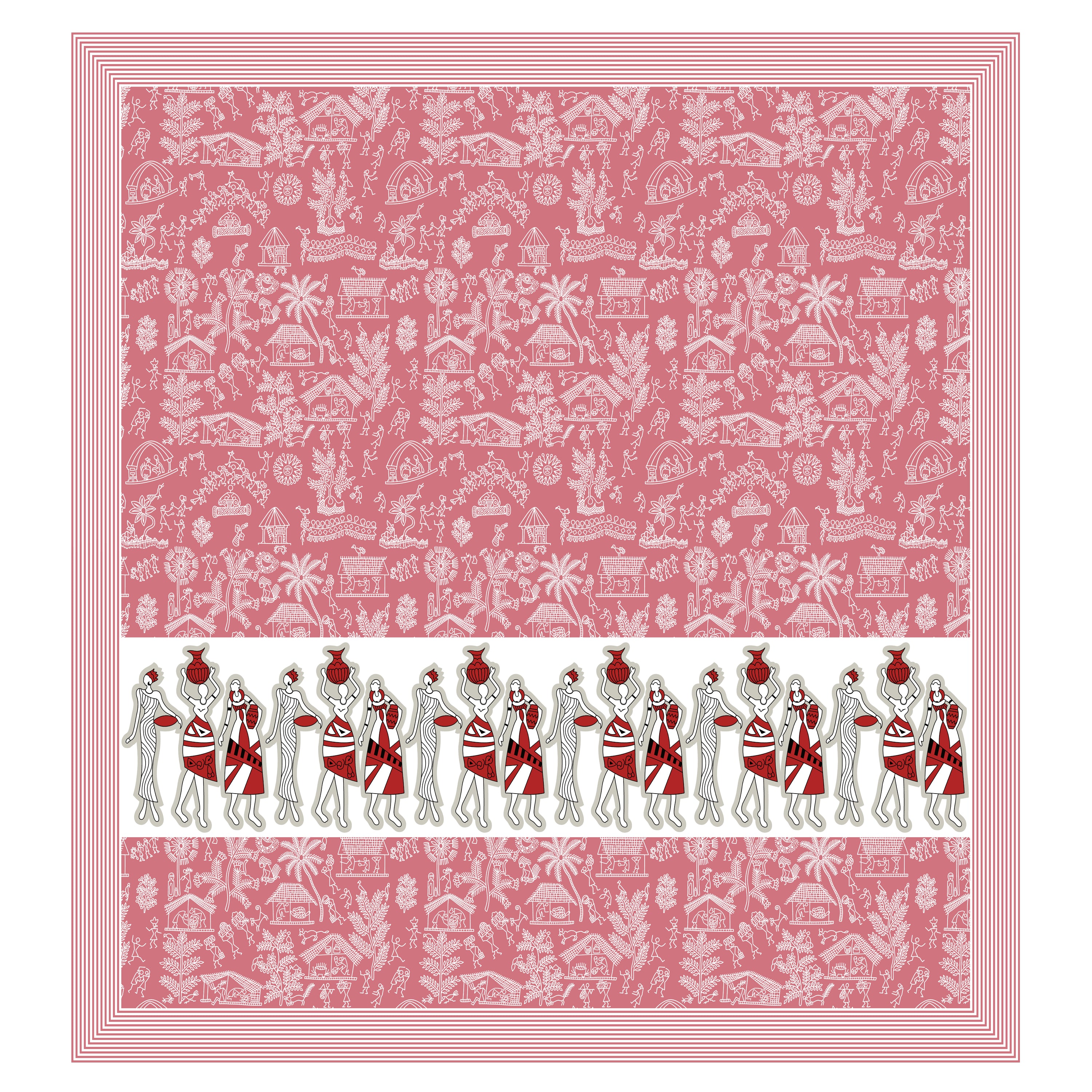 100% PREMIUM COTTON TRADITIONAL HAND MADE BEDSHEET MULTICOLOR ( SIZE 108 X 108 )