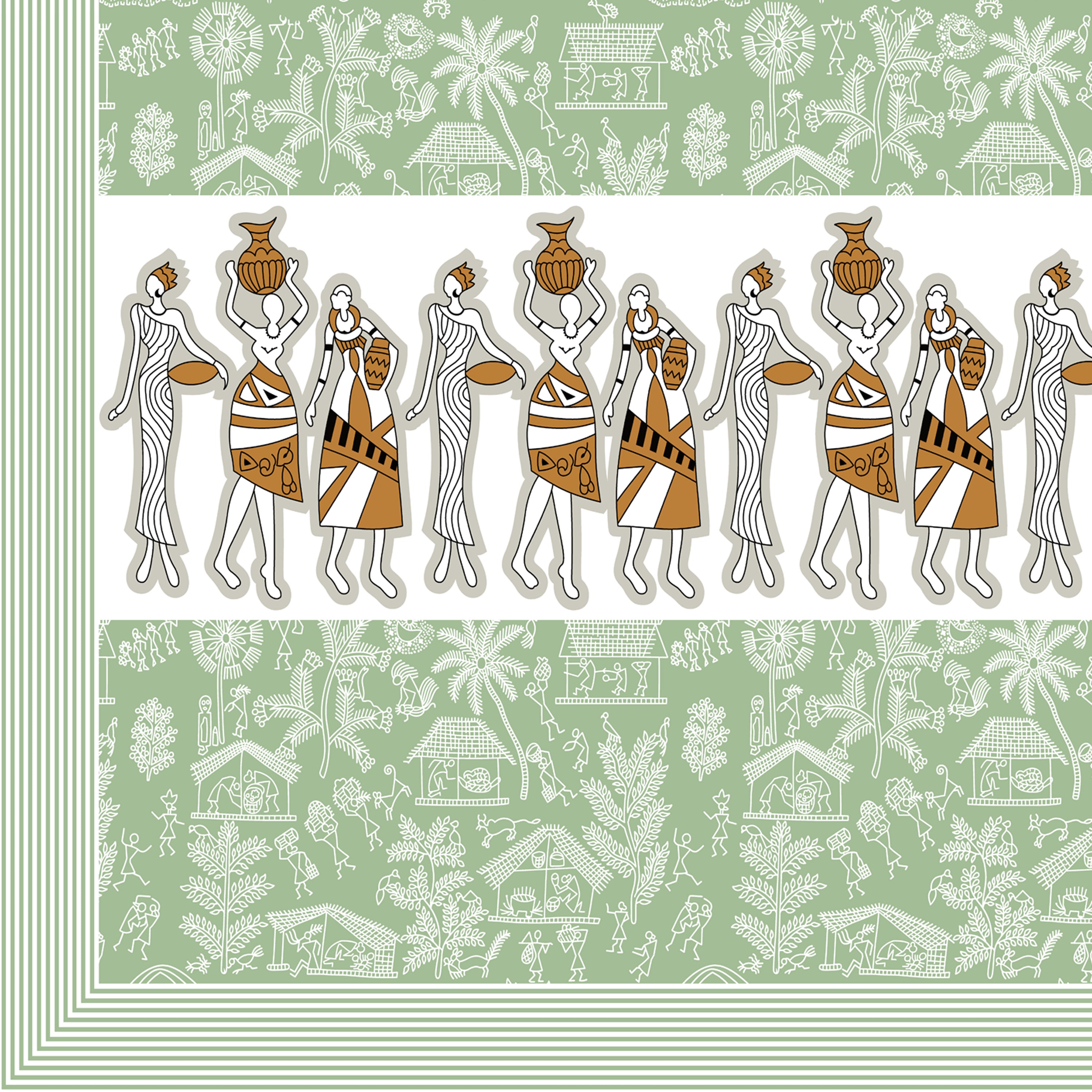 100% PREMIUM COTTON TRADITIONAL HAND MADE BEDSHEET MULTICOLOR ( SIZE 108 X 108 )