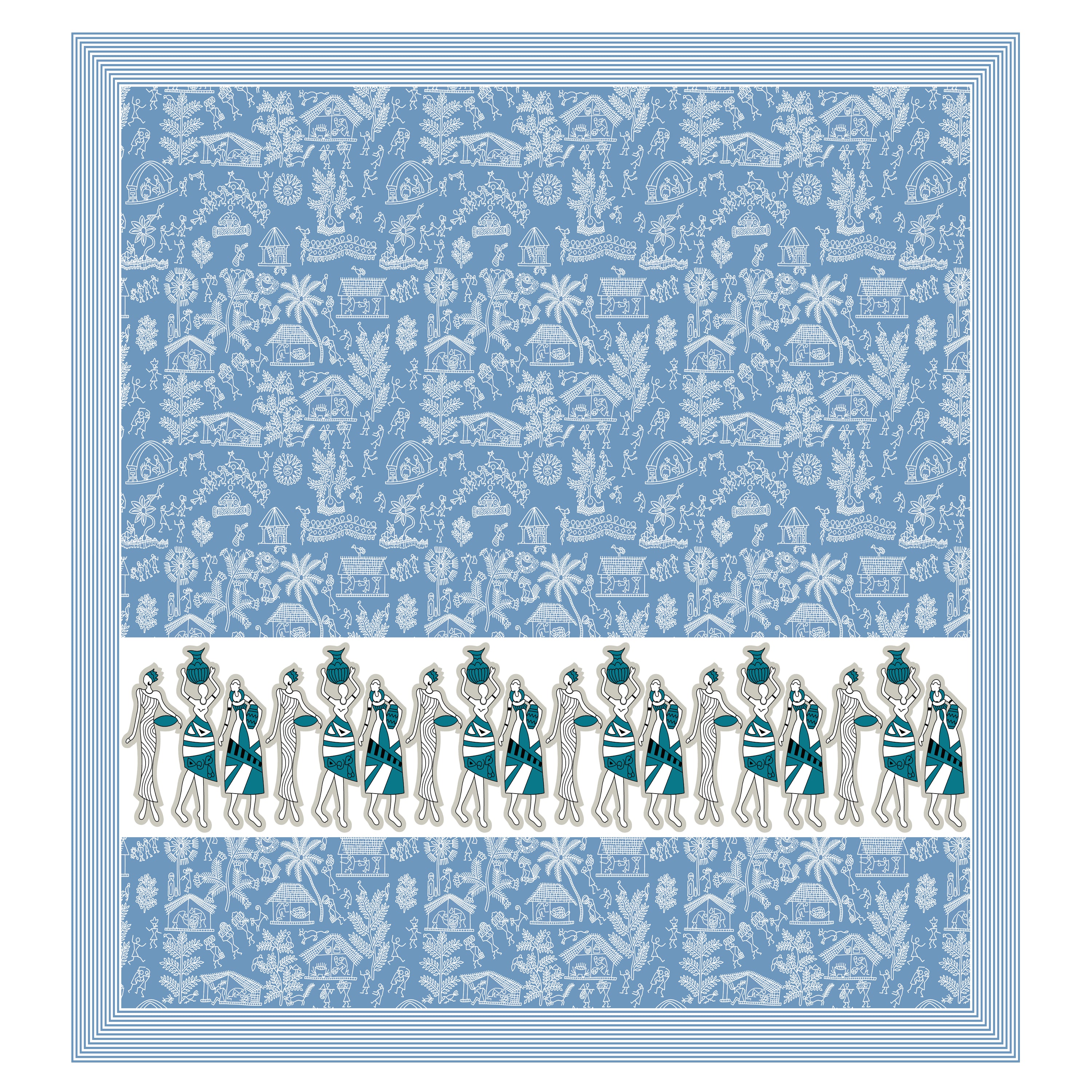 100% PREMIUM COTTON TRADITIONAL HAND MADE BEDSHEET MULTICOLOR ( SIZE 108 X 108 )