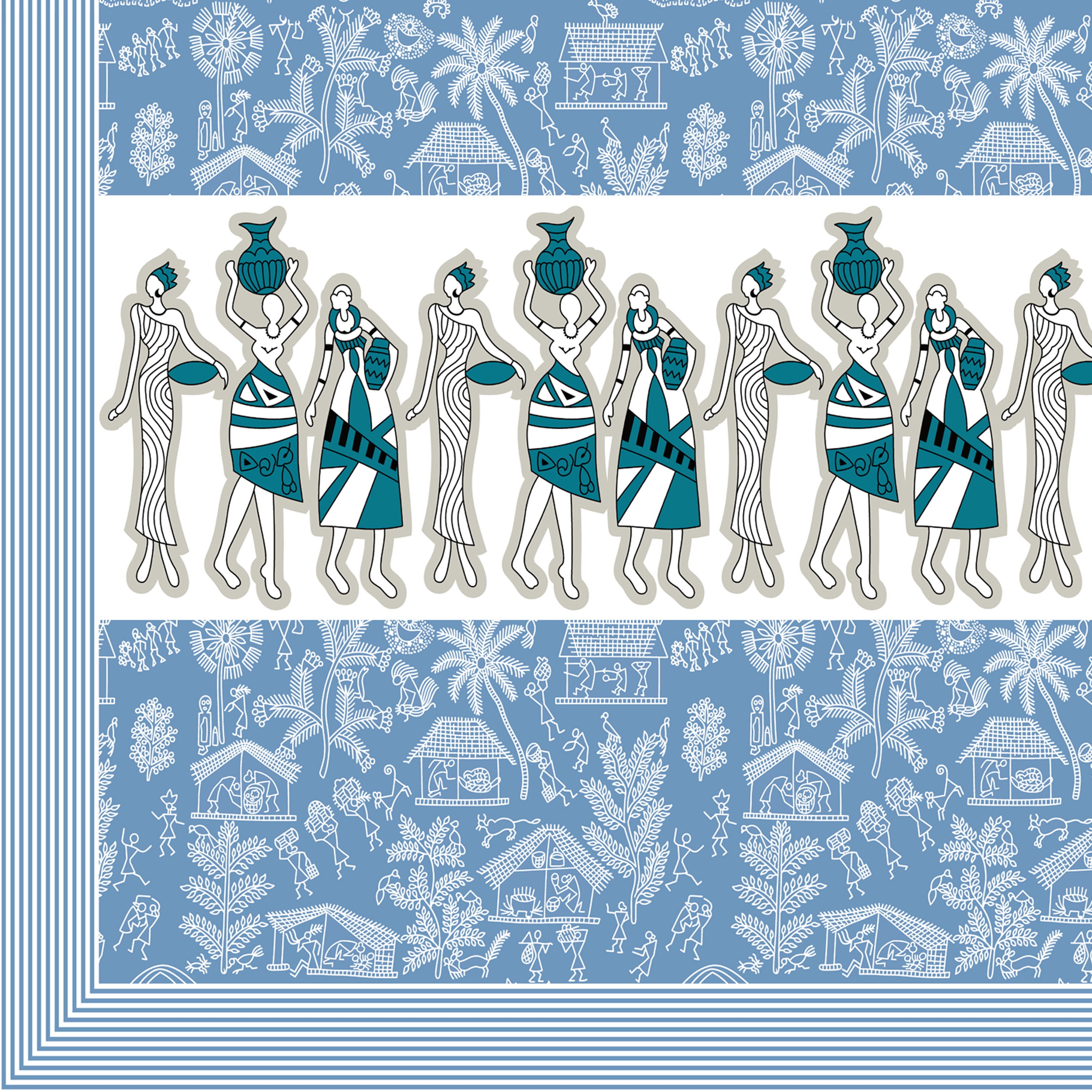 100% PREMIUM COTTON TRADITIONAL HAND MADE BEDSHEET MULTICOLOR ( SIZE 108 X 108 )