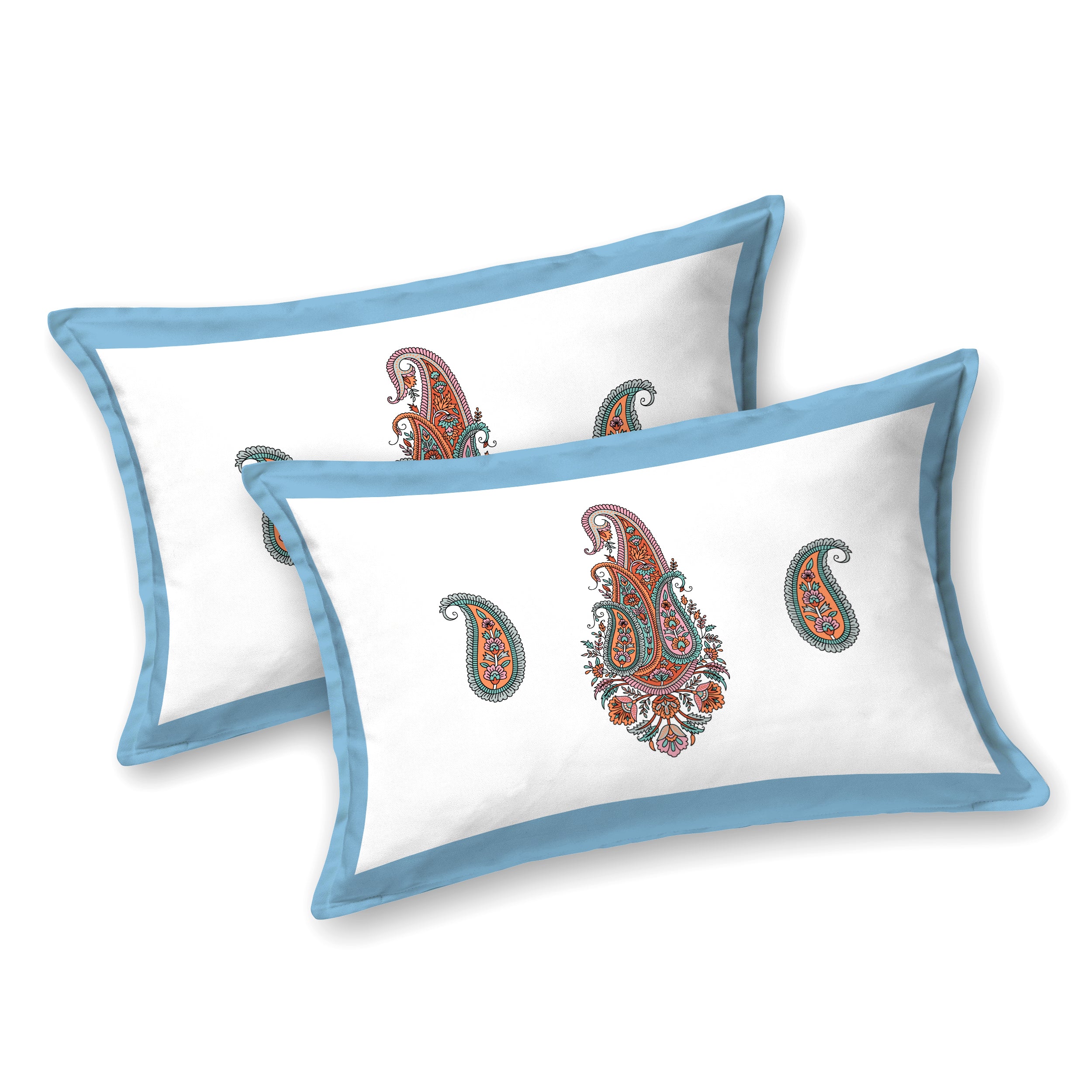 100% PREMIUM COTTON TRADITIONAL HAND MADE BEDSHEET MULTICOLOR ( SIZE 108 X 108 )