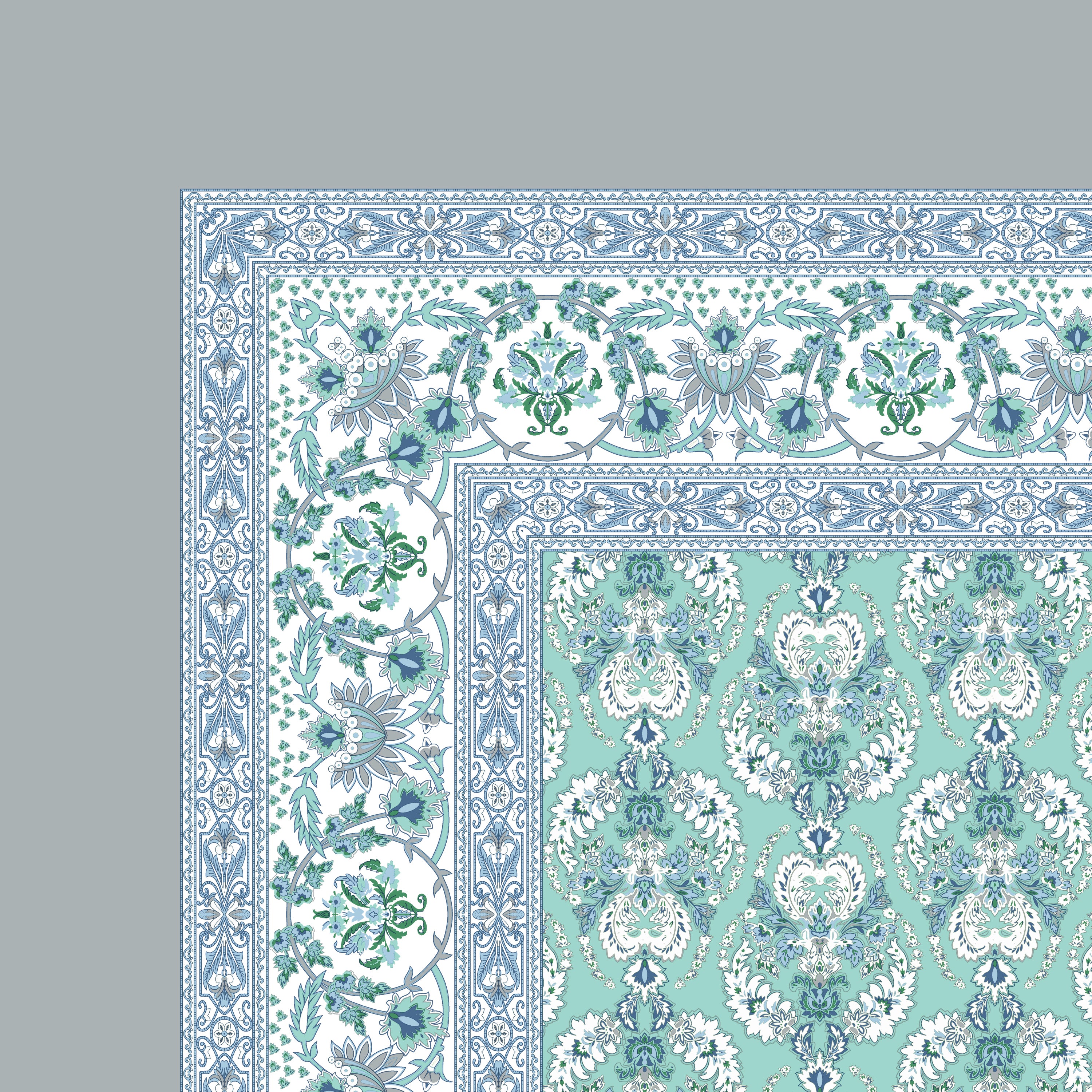 100% PREMIUM COTTON TRADITIONAL HAND MADE BEDSHEET MULTICOLOR ( SIZE 108 X 108 )