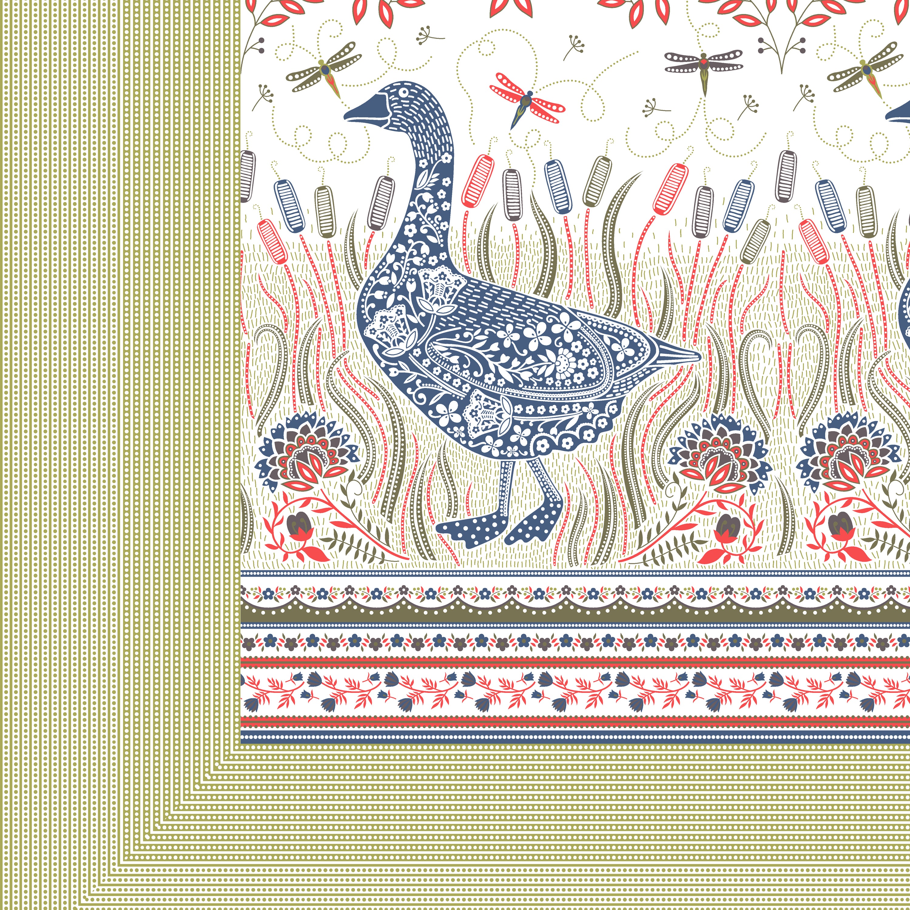 100% PREMIUM COTTON TRADITIONAL HAND MADE BEDSHEET MULTICOLOR ( SIZE 108 X 108 )