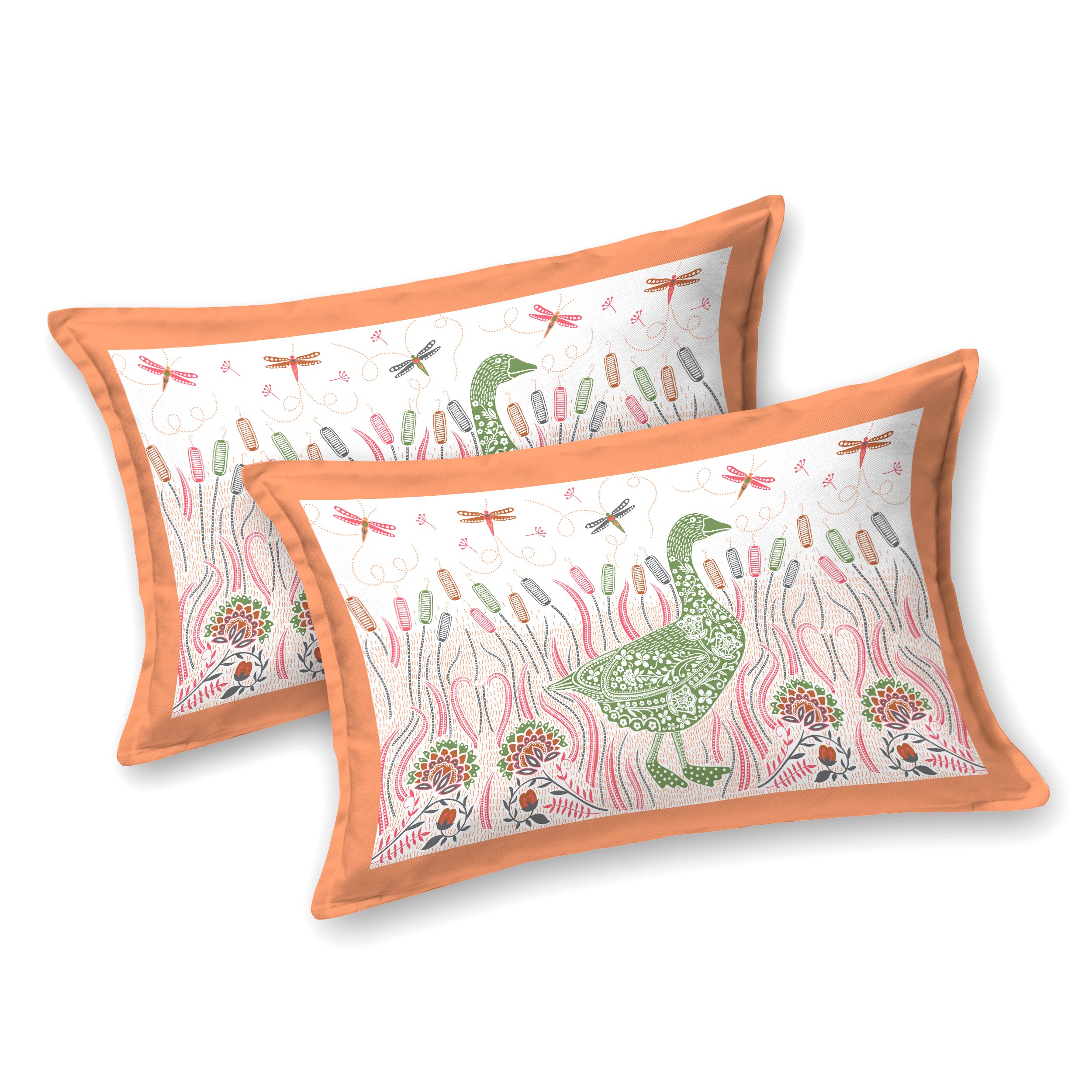 100% PREMIUM COTTON TRADITIONAL HAND MADE BEDSHEET MULTICOLOR ( SIZE 108 X 108 )