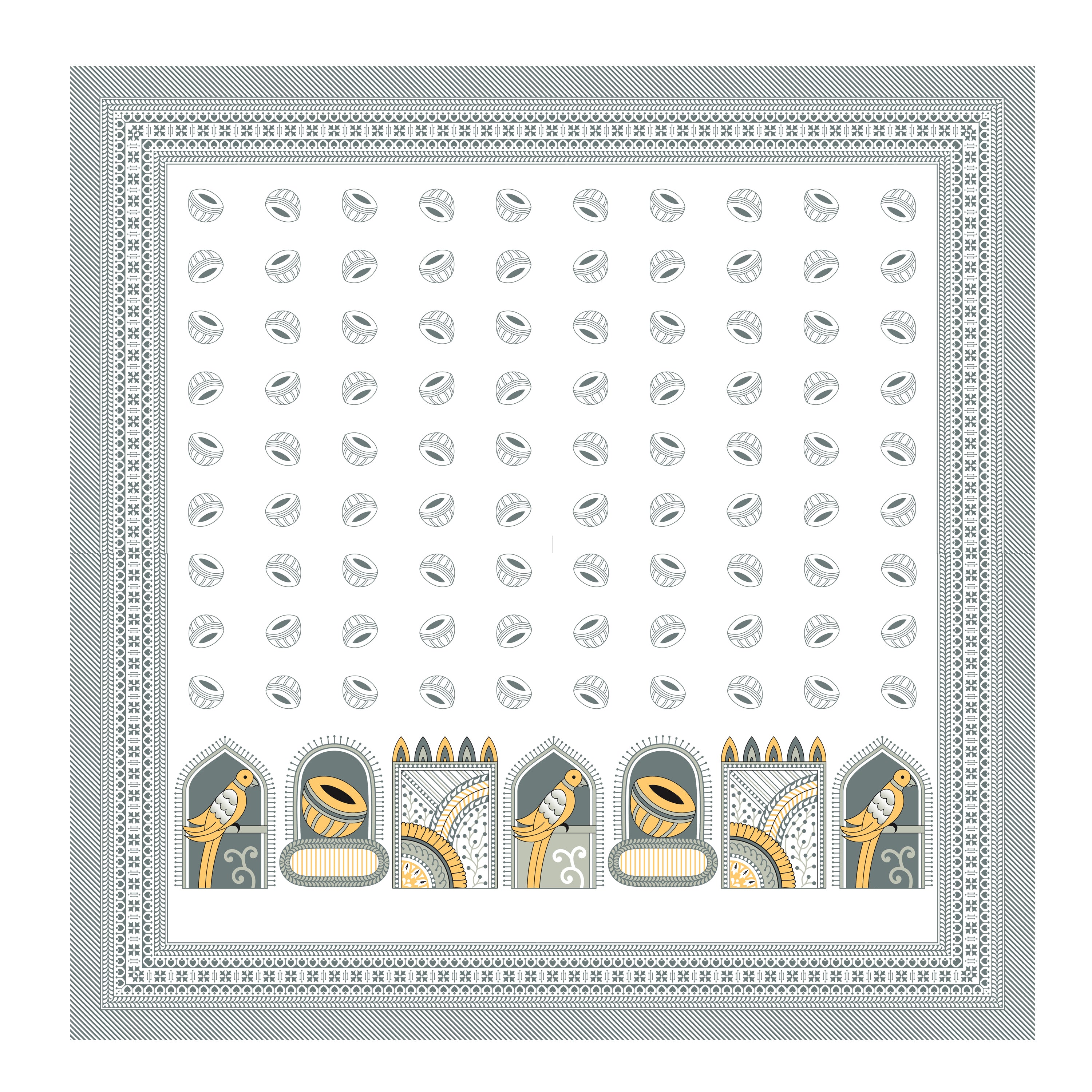 100% PREMIUM COTTON TRADITIONAL HAND MADE BEDSHEET MULTICOLOR ( SIZE 108 X 108 )