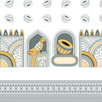 100% PREMIUM COTTON TRADITIONAL HAND MADE BEDSHEET MULTICOLOR ( SIZE 108 X 108 )