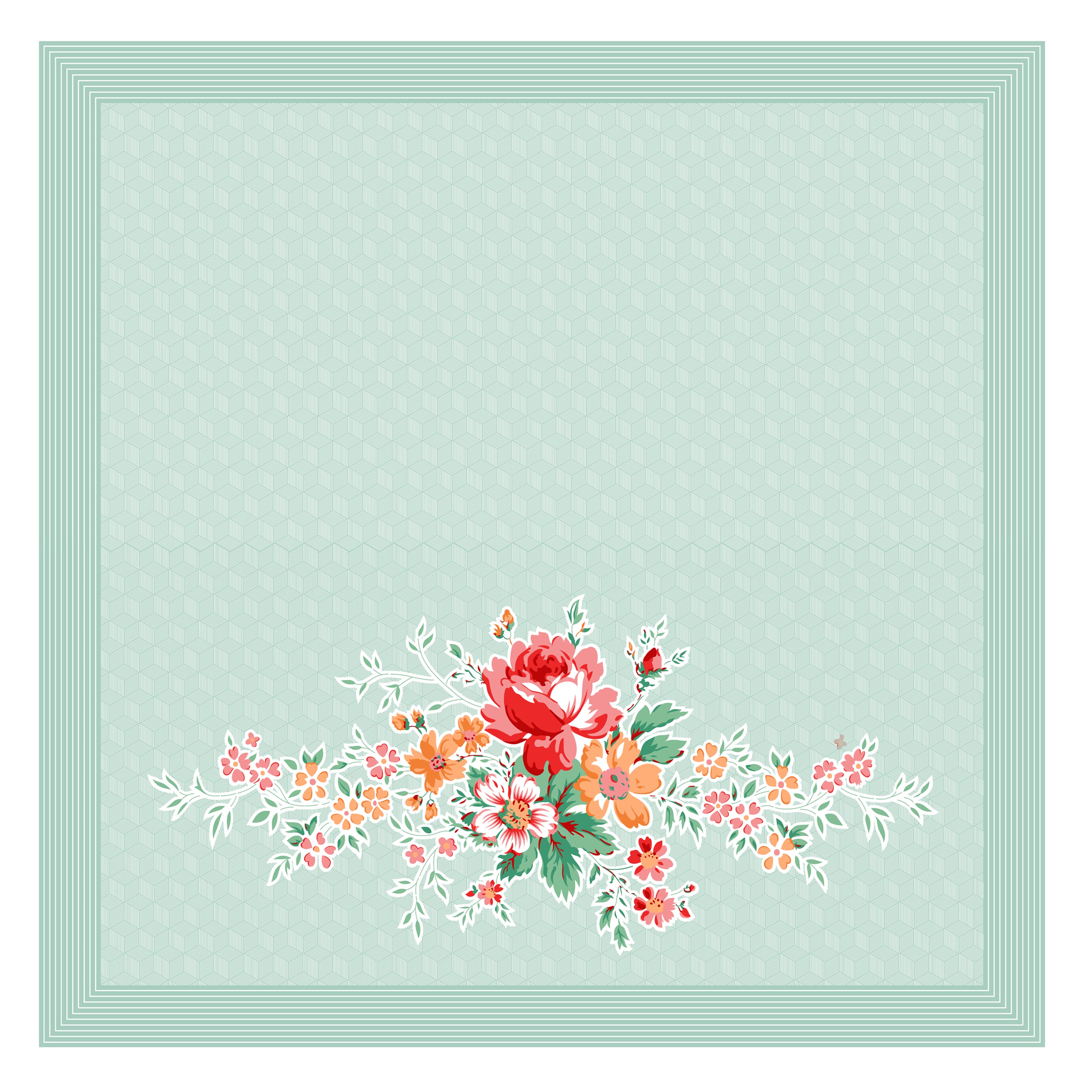 100% PREMIUM COTTON TRADITIONAL HAND MADE BEDSHEET MULTICOLOR ( SIZE 108 X 108 )