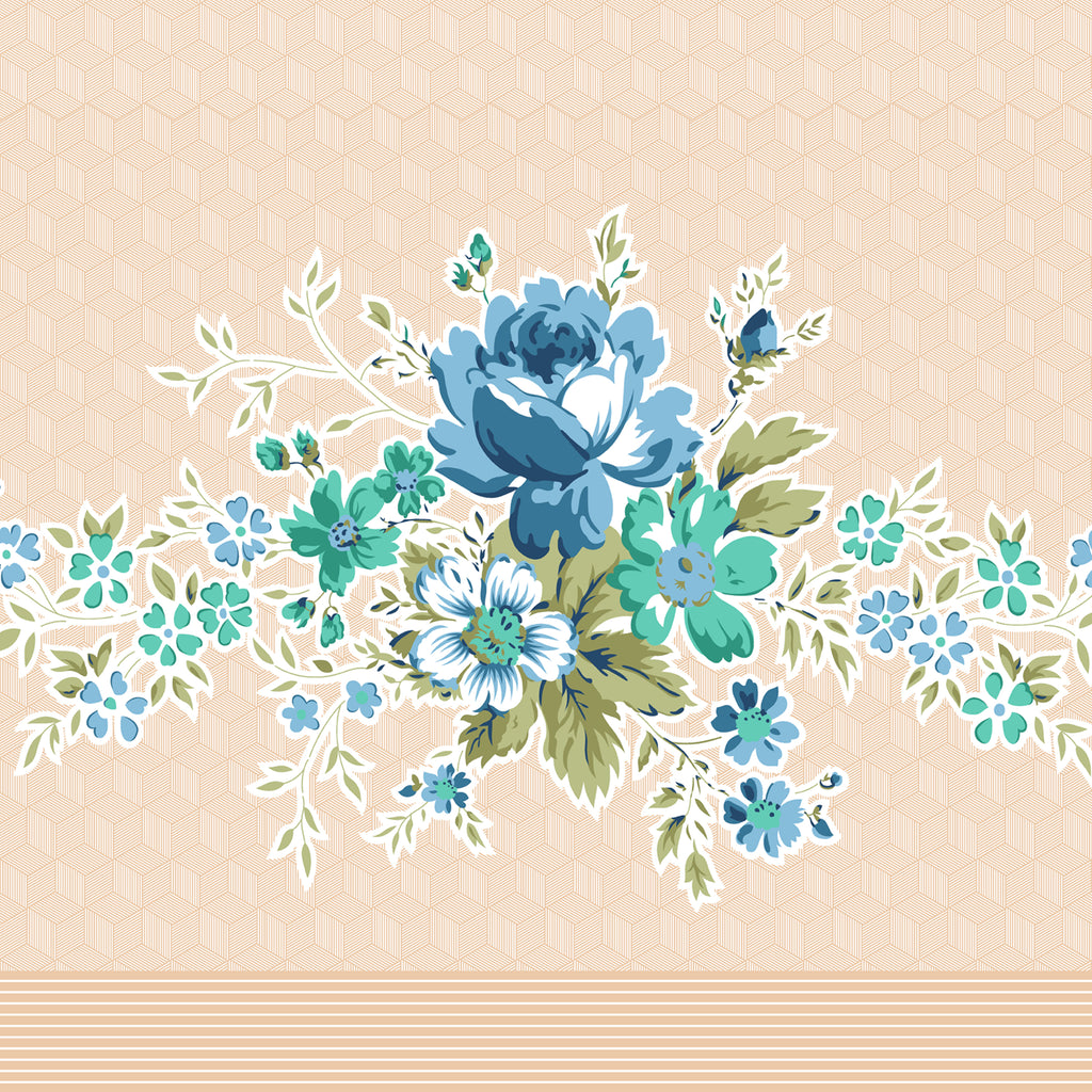 100% PREMIUM COTTON TRADITIONAL HAND MADE BEDSHEET MULTICOLOR ( SIZE 108 X 108 )