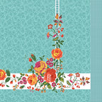 100% PREMIUM COTTON TRADITIONAL HAND MADE BEDSHEET MULTICOLOR ( SIZE 108 X 108 )