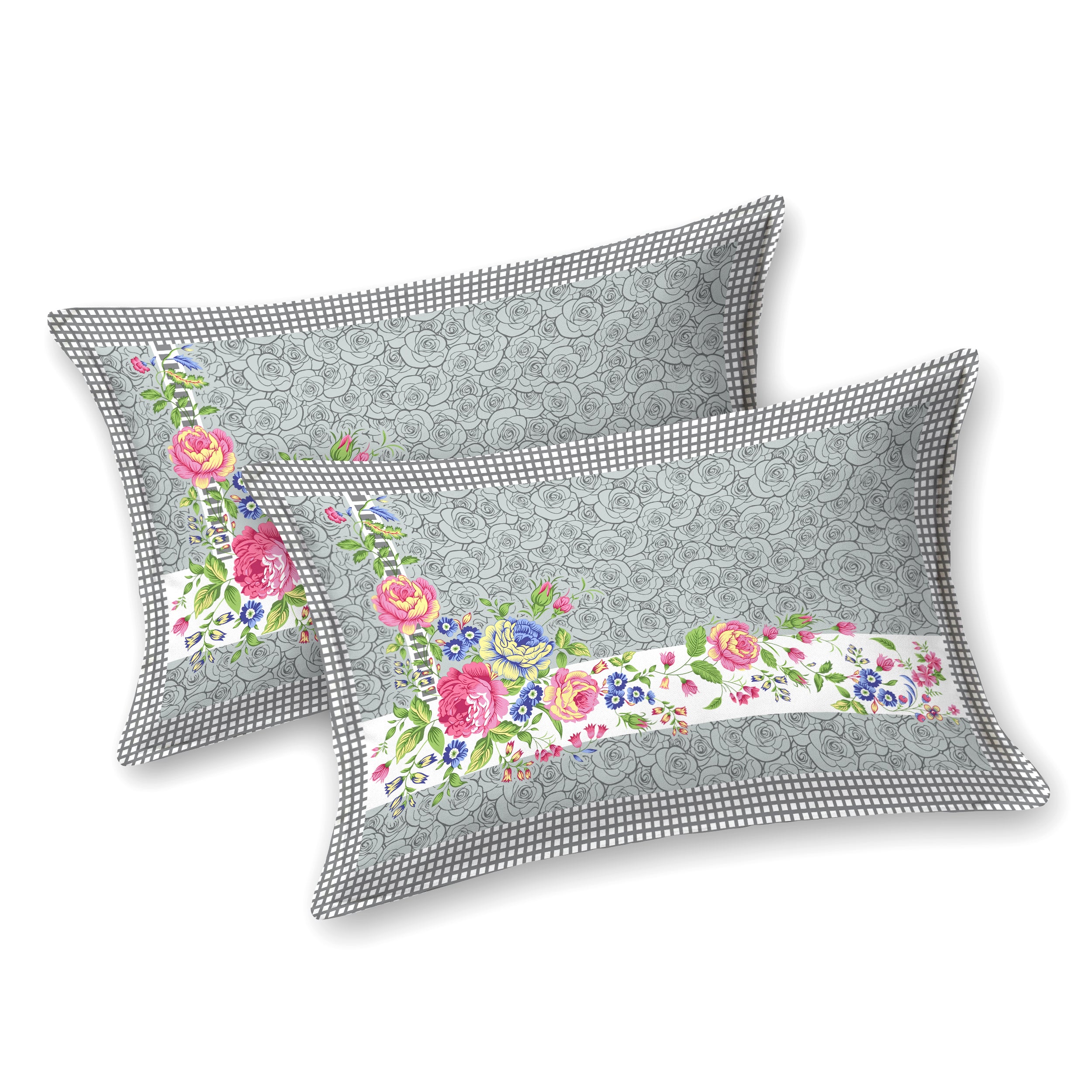 100% PREMIUM COTTON TRADITIONAL HAND MADE BEDSHEET MULTICOLOR ( SIZE 108 X 108 )