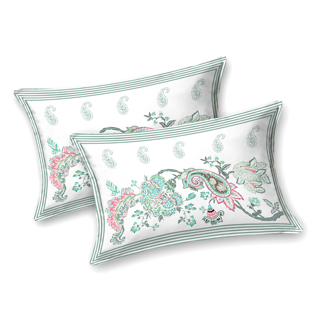 100% PREMIUM COTTON TRADITIONAL HAND MADE BEDSHEET MULTICOLOR ( SIZE 108 X 108 )