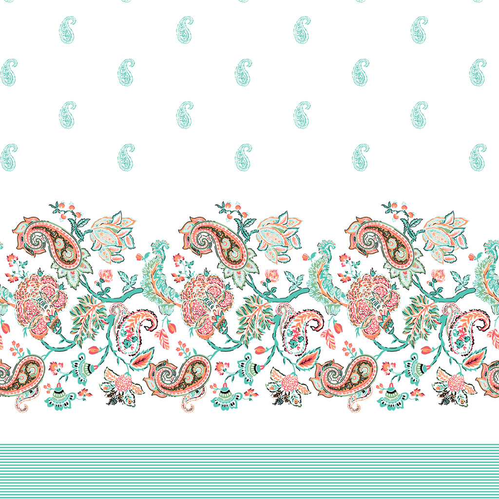 100% PREMIUM COTTON TRADITIONAL HAND MADE BEDSHEET MULTICOLOR ( SIZE 108 X 108 )