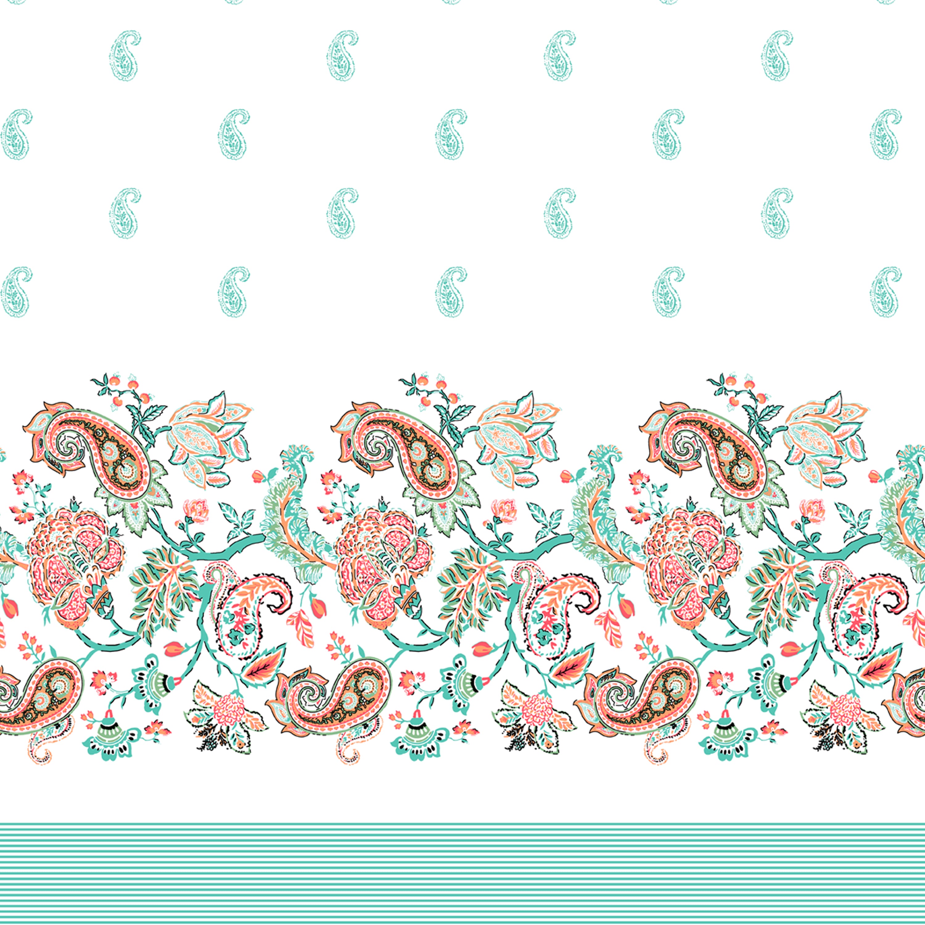 100% PREMIUM COTTON TRADITIONAL HAND MADE BEDSHEET MULTICOLOR ( SIZE 108 X 108 )