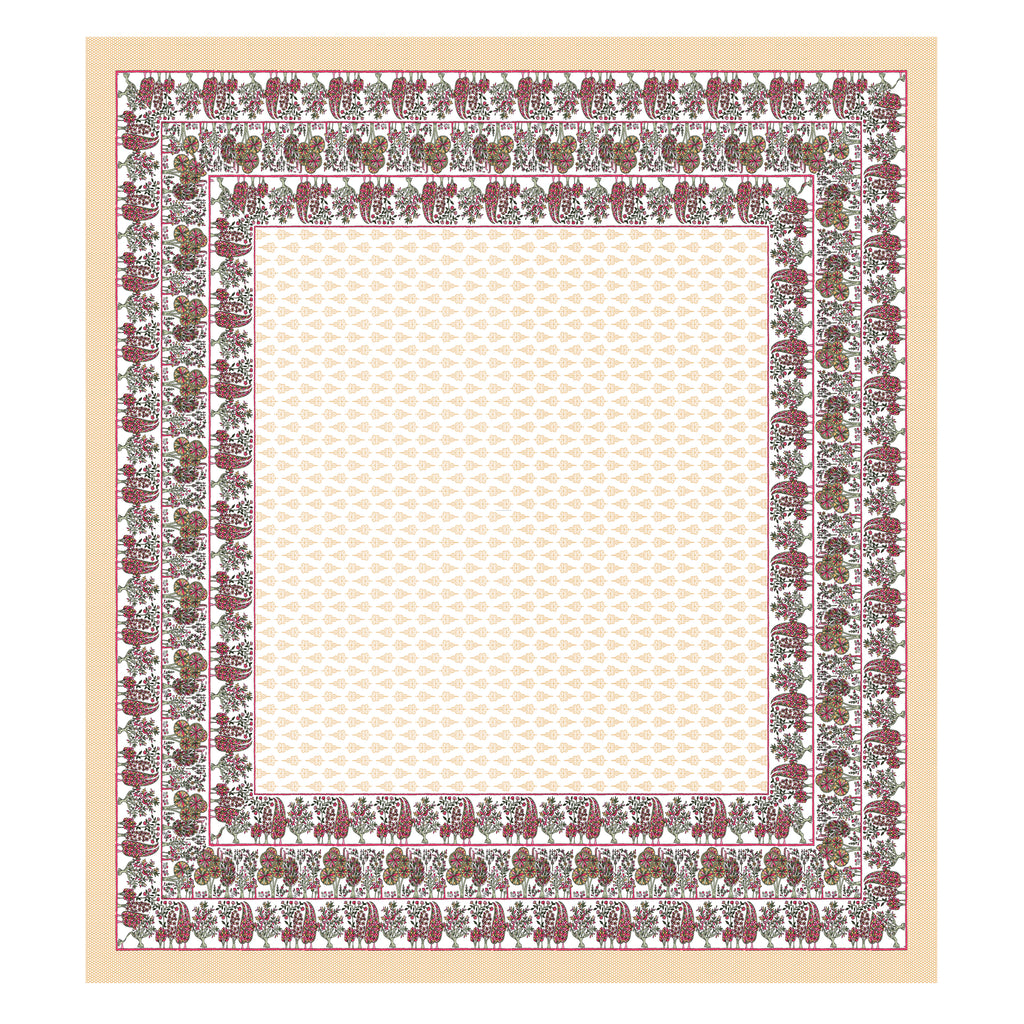 100% PREMIUM COTTON TRADITIONAL HAND MADE BEDSHEET MULTICOLOR ( SIZE 108 X 108 )