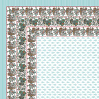 100% PREMIUM COTTON TRADITIONAL HAND MADE BEDSHEET MULTICOLOR ( SIZE 108 X 108 )