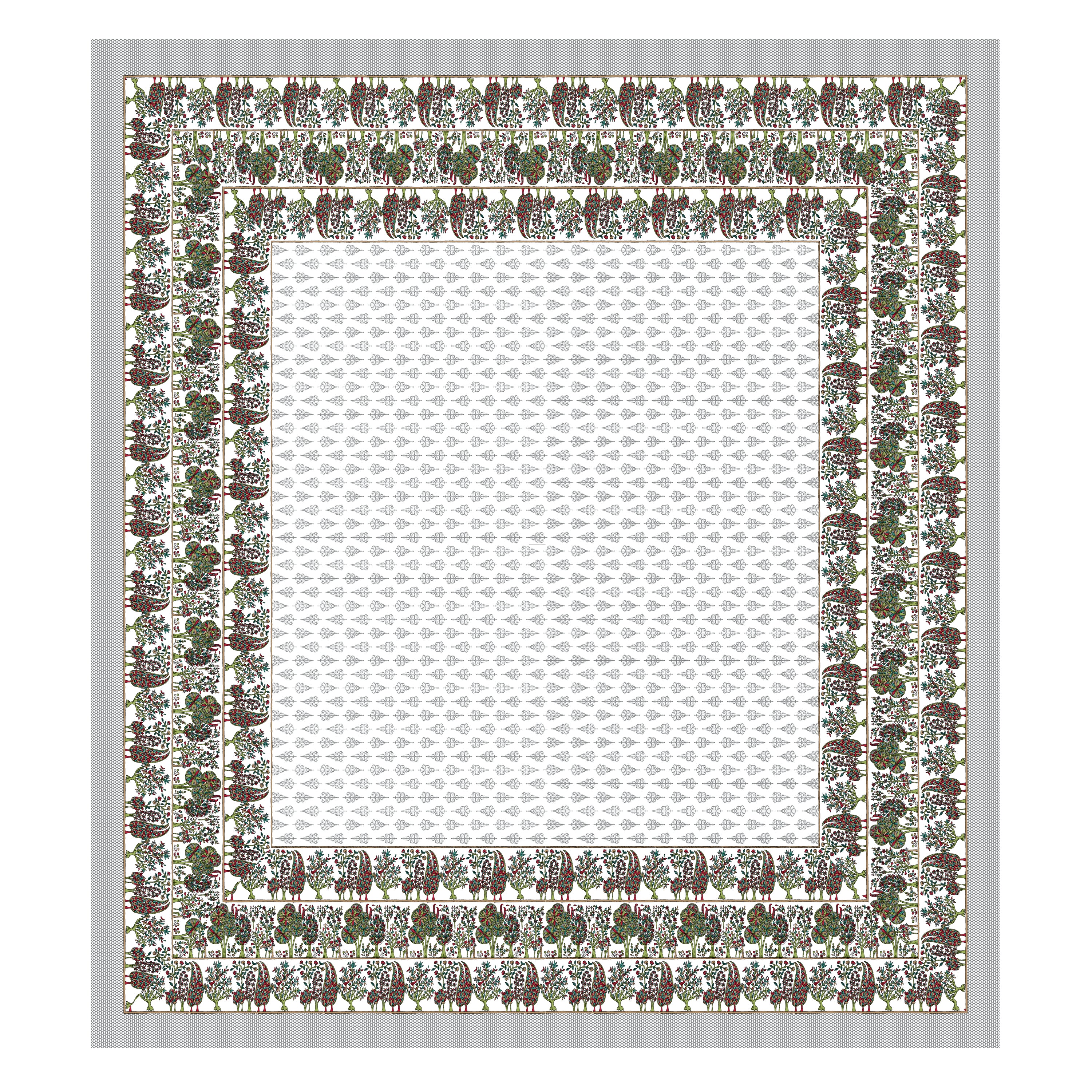 100% PREMIUM COTTON TRADITIONAL HAND MADE BEDSHEET MULTICOLOR ( SIZE 108 X 108 )