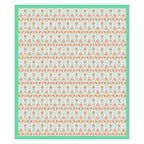 100% Cotton Traditional Floral Printed Bedsheet Multicolor ( Size 100 X 108 )